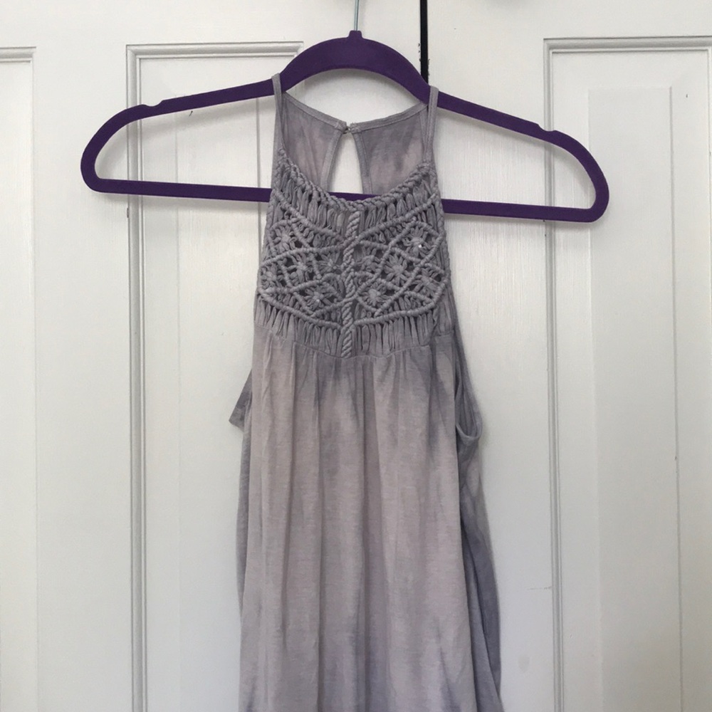 Tie dye halter tank top